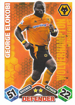 George Elokobi Wolverhampton Wanderers 2009/10 Topps Match Attax #EX55